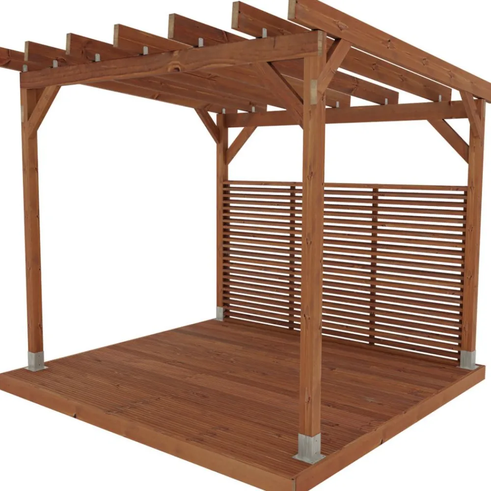New Pergola , ruskea, eri mittoja Pergolat