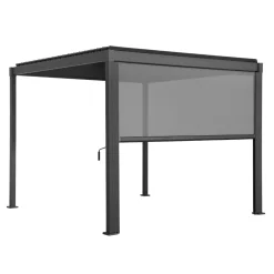 Pergolan rullakaihdin Mirador-80/88(3m), 27,9x22,45cm, harmaa*Home4you Clearance