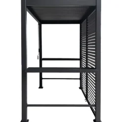 Pergolan säleikkötakaseinä Mirador BBQ, tummanharmaa*Home4you New