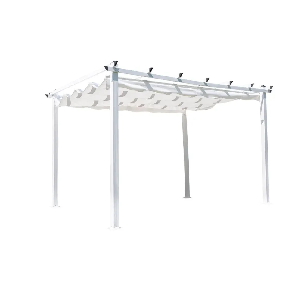 Pergola Lazio, 345x395cm, valkoinen*Venture Home