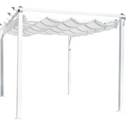 Pergola Lazio, 345x395cm, valkoinen*Venture Home