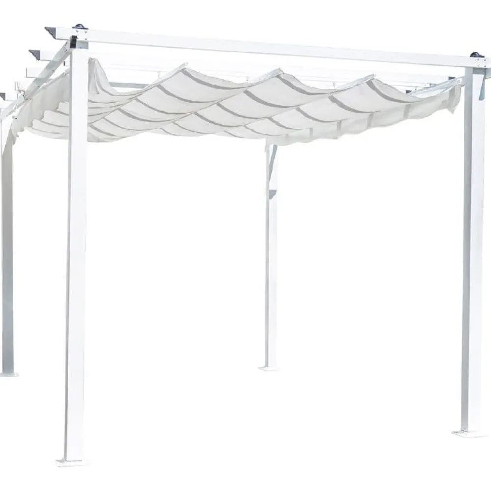 Pergola Lazio, 345x395cm, valkoinen*Venture Home