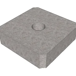 Perustuslaatta Lakka, 350x350x100mm Harkot Ja Tiilet