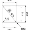 Clearance Pesuallas Frank Box 210/110-34 380x450 mm rst Kodinhoitoaltaat