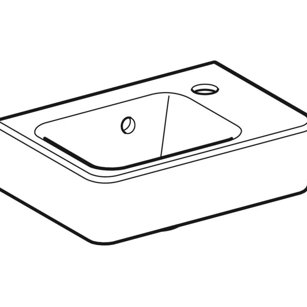 Pesuallas Renova Plan, 360x145x250mm, valkoinen*Geberit Clearance