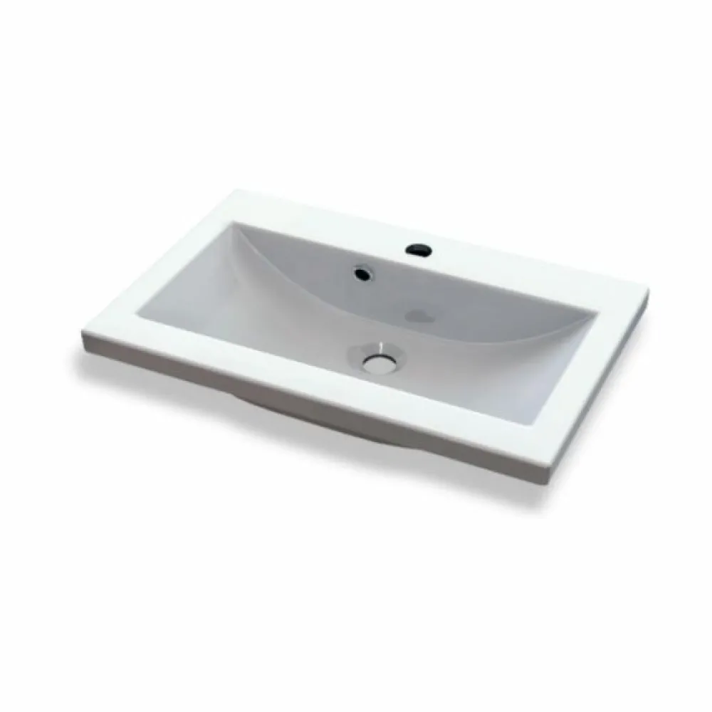 Pesuallas Claudia 50 500x390mm valumarmori valkoinen*Grip Outlet