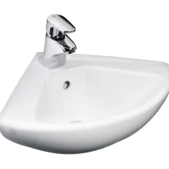 Online Pesuallas GBG 7327 98 kulma-asennukseen 195x550x450 mm valkoinen Pienet Pesualtaat|Kulma-Altaat