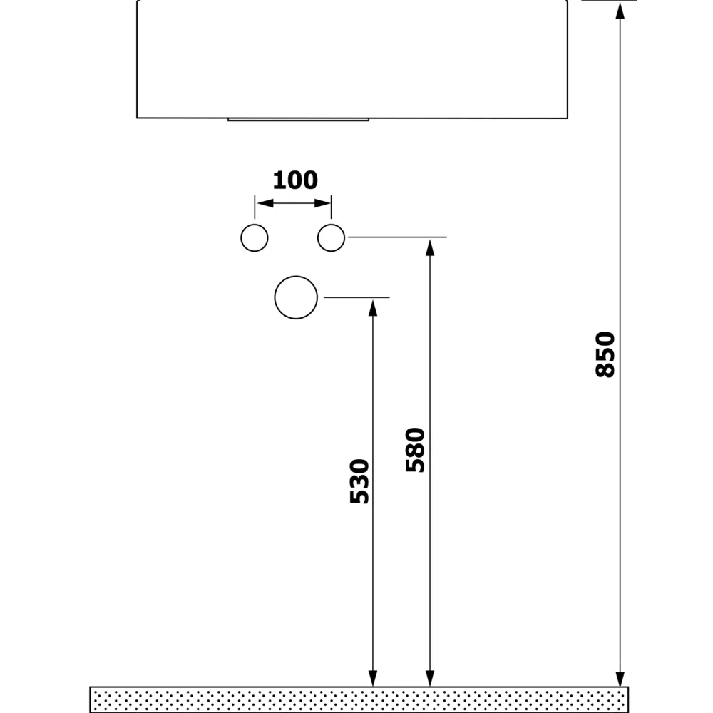 Best Pesuallas Amarok, 40x22 cm, oikea, mattamusta Pienet Pesualtaat