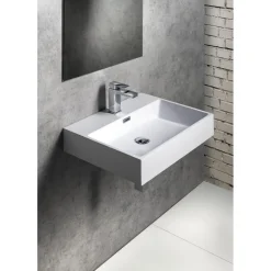 Sale Pesuallas Aquatic 60x46 cm, kivi, valkoinen Pienet Pesualtaat