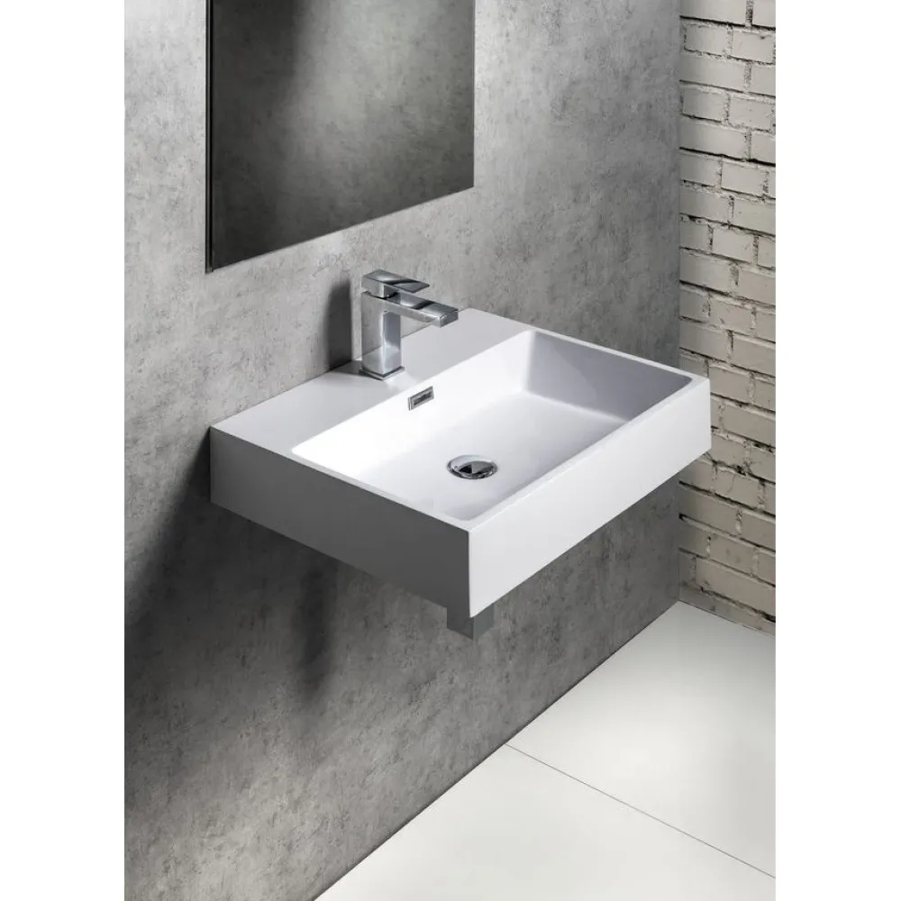 Sale Pesuallas Aquatic 60x46 cm, kivi, valkoinen Pienet Pesualtaat