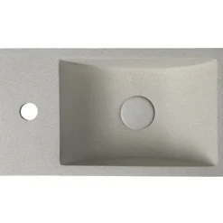 Clearance Pesuallas Crest L 400x220x100 mm vasen beige Seinään Kiinnitettävät Altaat|Pienet Pesualtaat