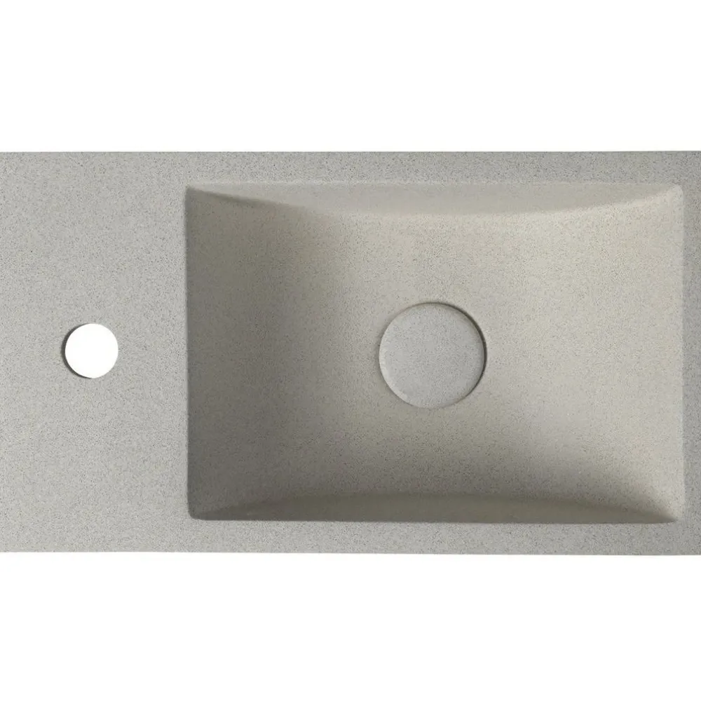 Clearance Pesuallas Crest L 400x220x100 mm vasen beige Seinään Kiinnitettävät Altaat|Pienet Pesualtaat