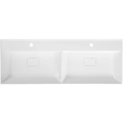 Pesuallas Godiva 1190 x 440 mm kaksialtainen kivi valkoinen*Interia Sale