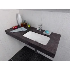 Discount Pesuallas Kama 500x260 mm, valkoinen Tasoon Upotettavat Altaat