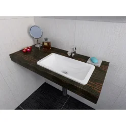 Discount Pesuallas Kama 500x260 mm, valkoinen Tasoon Upotettavat Altaat
