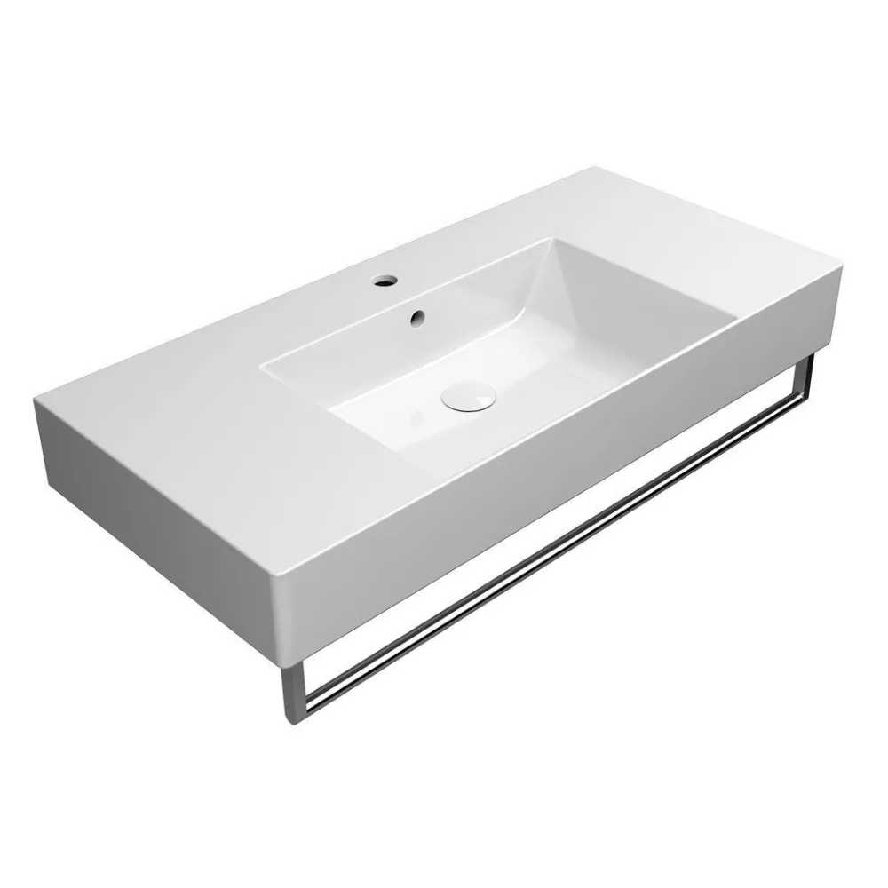 Pesuallas Kube X 100x47cm, ExtraGlaze-pinnoite, valkoinen*Interia Hot