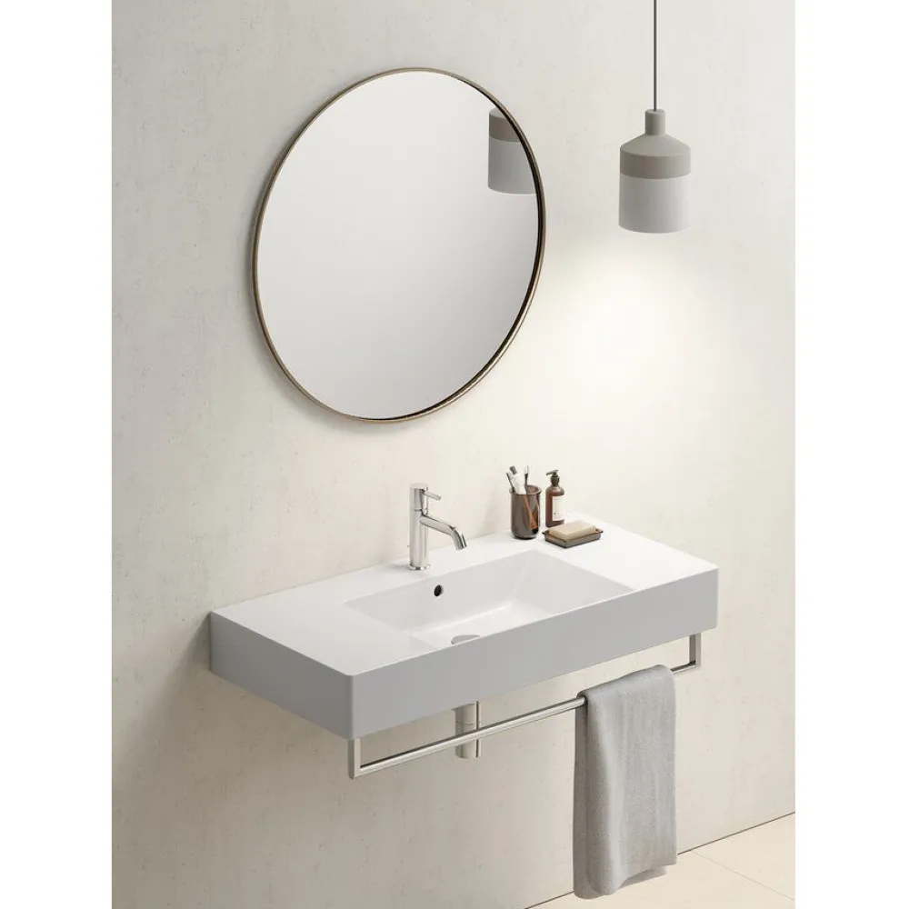Pesuallas Kube X 100x47cm, ExtraGlaze-pinnoite, valkoinen*Interia Hot