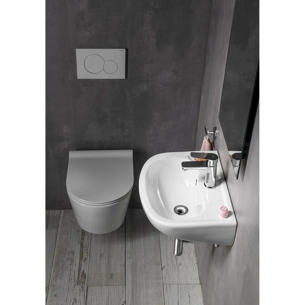Pesuallas 10TP71045, 450x350 mm, valkoinen*Interia Outlet