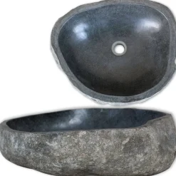 Pesuallas jokikivi soikea 38-45cm Malja-Altaat