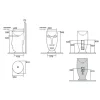 Pesuallas Design Moloco 390x440mm valkoinen*Kerasan
