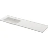 Pesuallas Nerby 1600x450mm vasen valkoinen*Svedbergs Outlet