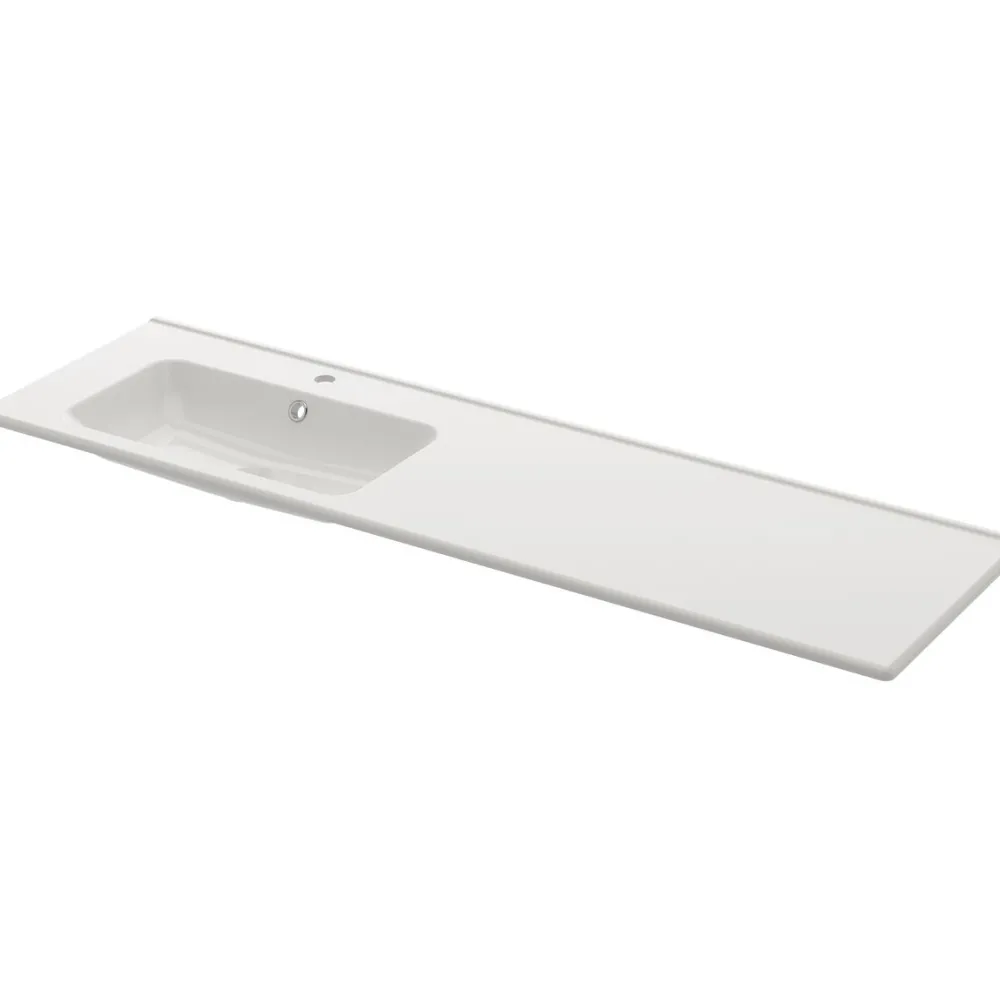Pesuallas Nerby 1600x450mm vasen valkoinen*Svedbergs Outlet