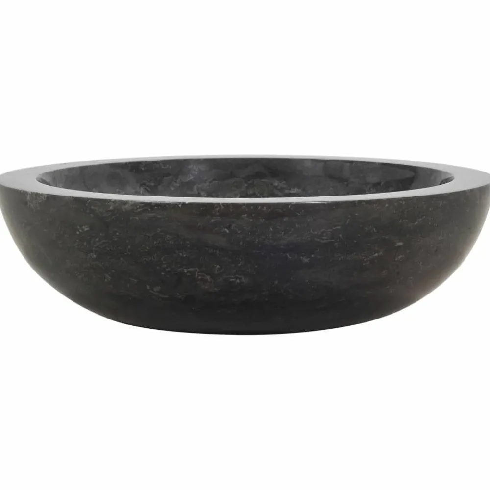 Pesuallas 40x12cm marmori musta*FinePRICE Clearance
