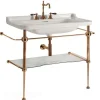 Pesualtaan teline Waldorf 880mm pronssi*Kerasan