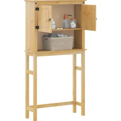 Pesukonekaappi kylpyhuoneeseen Corona täysi mänty (13408)*FinePRICE Outlet