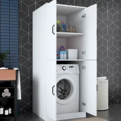 Sale Pesukonekaappi KD109 - 3198 valkoinen Kodinhoitohuoneen Kalusteet