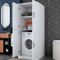 Sale Pesukonekaappi KD109 - 3198 valkoinen Kodinhoitohuoneen Kalusteet