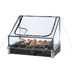 Pienoiskasvihuone lavakaulukselle 115x76x40/70 cm*Hortus Clearance