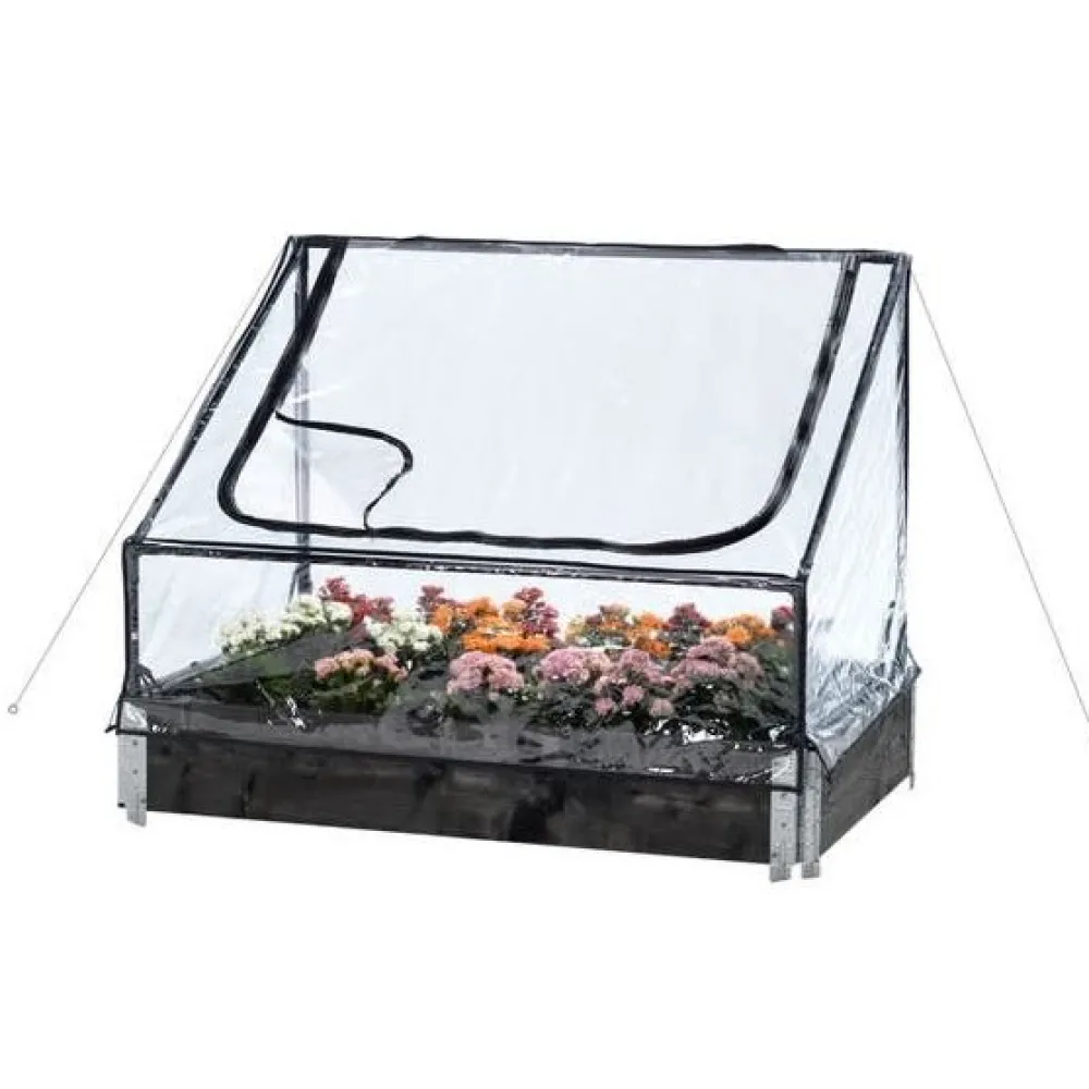 Pienoiskasvihuone lavakaulukselle 115x76x40/70 cm*Hortus Clearance
