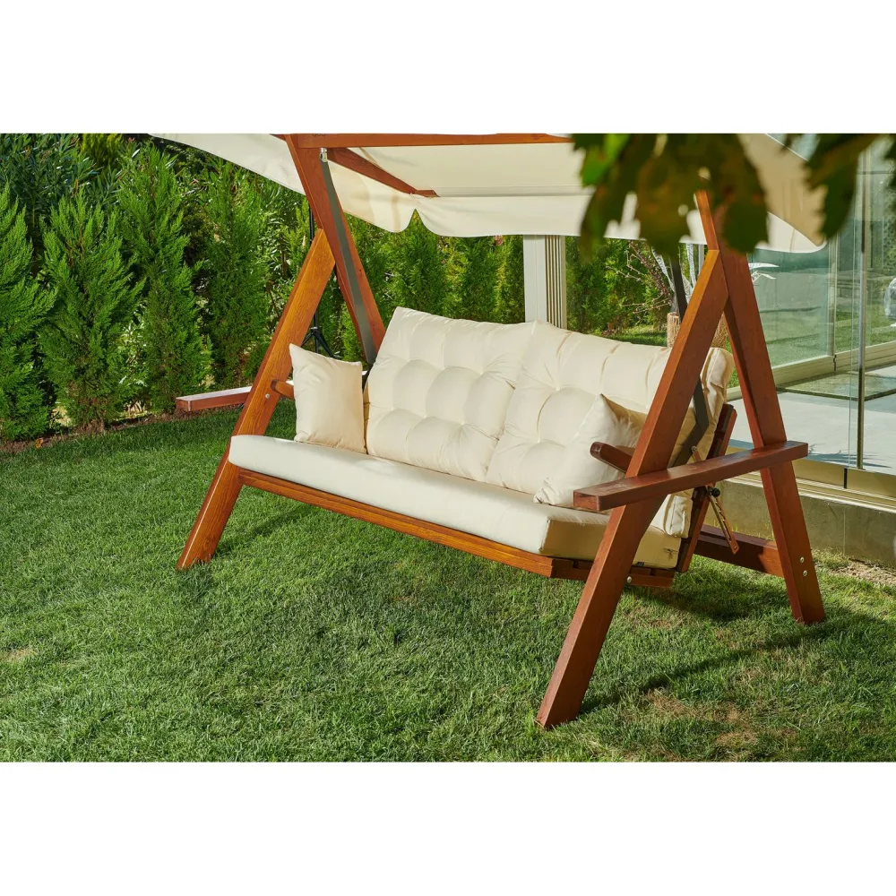 Outlet Pihakeinu Lyon 3-istuttava beige Pihakeinut