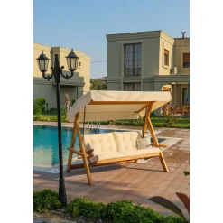 Outlet Pihakeinu Lyon 3-istuttava beige Pihakeinut