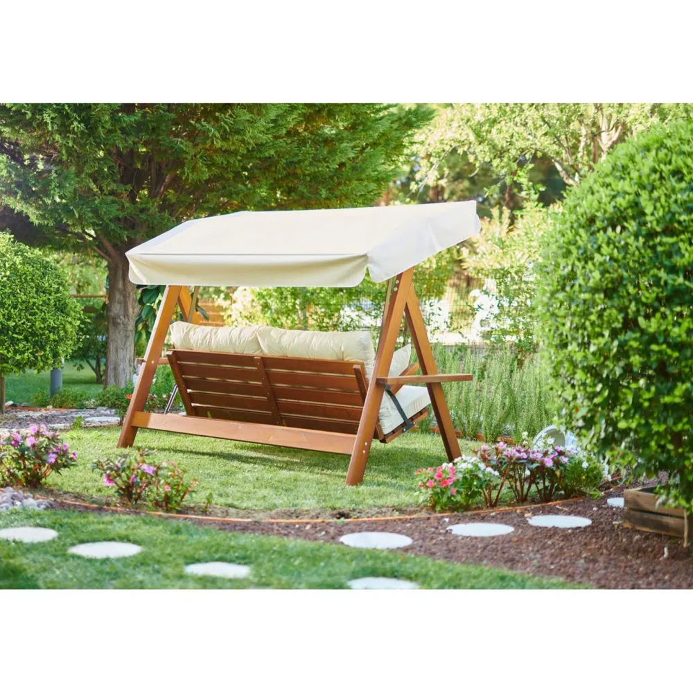 Outlet Pihakeinu Lyon 3-istuttava beige Pihakeinut