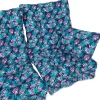 Pihakeinun pehmusteet ROMA 108x56x10 cm, 3 kpl, lehtikuosi, sininen*Home4you Sale