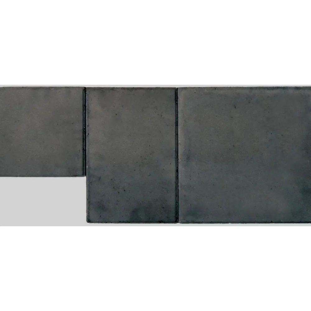 Hot Pihakivi Lakka Roomalainen kivi 80 418x418x80 mm musta Betonikivet