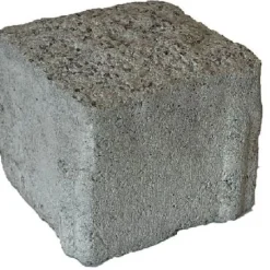 Pihakivi Artik-noppa, 92x92x80mm, profiloitu, hienopesty, harmaa*Rudus Hot