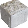 Pihakivi Artik-noppa, 92x92x80mm, profiloitu, hienopesty, vaaleanharmaa*Rudus Discount