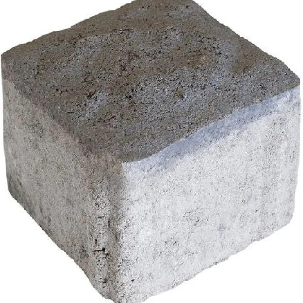 Outlet Pihakivi Artik-noppa, 92x92x80mm, profiloitu, musta Noppakivet Ja Nupukivet