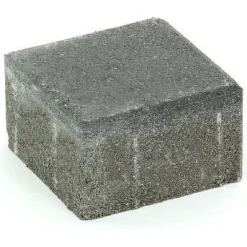 Clearance Pihakivi Kartanonoppa 80 138x138x80 mm sileä musta Noppakivet Ja Nupukivet