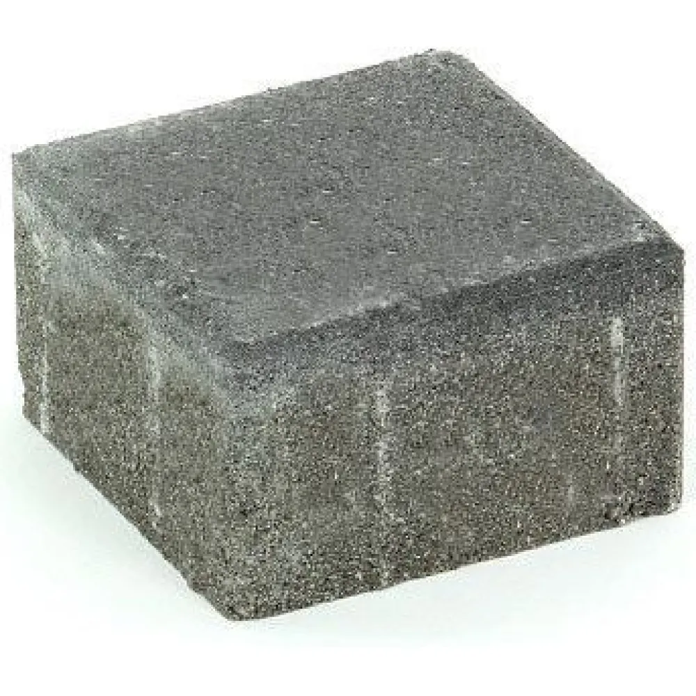 Clearance Pihakivi Kartanonoppa 80 138x138x80 mm sileä musta Noppakivet Ja Nupukivet