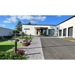 Pihakivi Luostarikivi 80 208x68x80 mm sileä musta*Rudus Best
