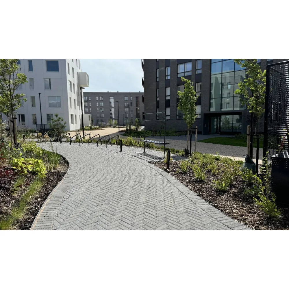 Pihakivi Luostarikivi 80 208x68x80 mm sileä musta*Rudus Best