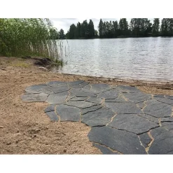 Clearance Pihakivi Luotokivi 336x246x80 mm profiloitu hiili Betonikivet