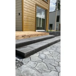 Clearance Pihakivi Luotokivi 336x246x80 mm profiloitu hiili Betonikivet