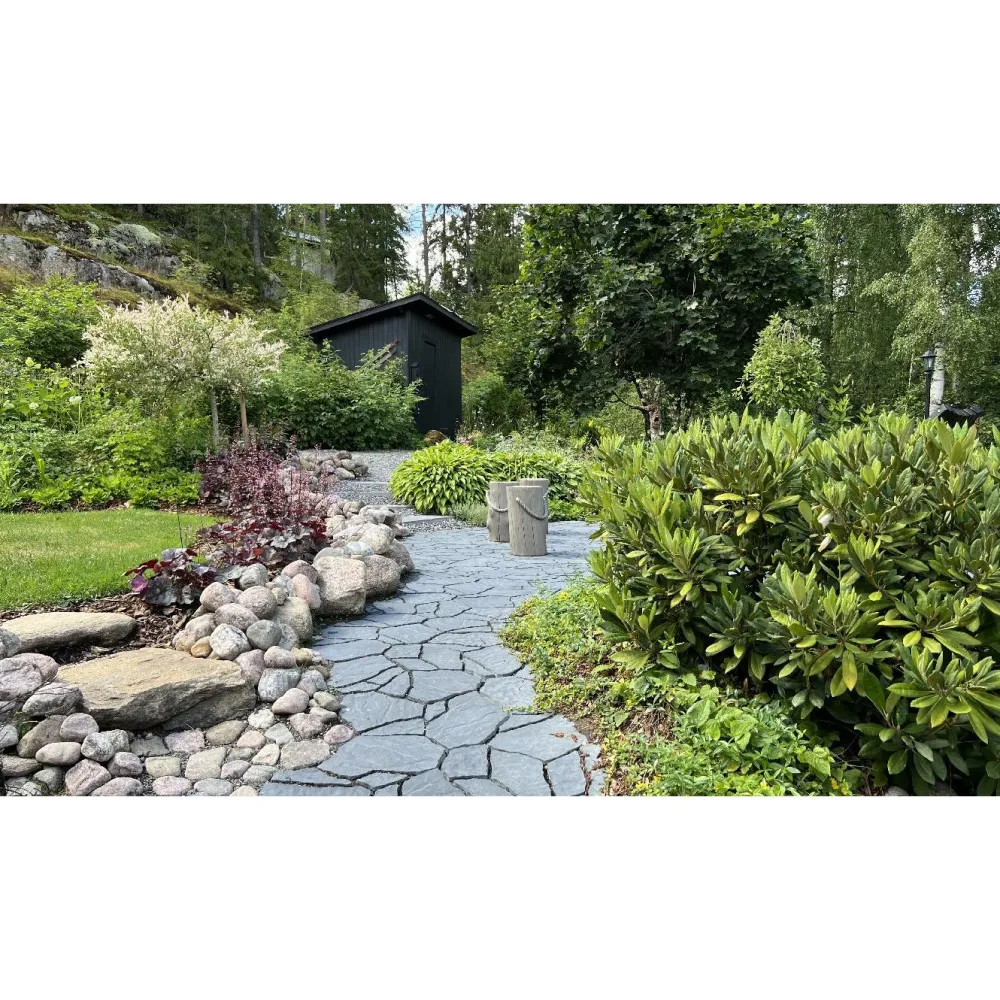Clearance Pihakivi Luotokivi 336x246x80 mm profiloitu hiili Betonikivet