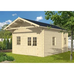 Online Pihamökki Gotland C makuuparvella, 70mm, 30.7m² Kesämökit