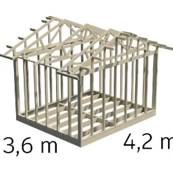 Clearance Piharakennuksen runkopaketti , eri kokoja Ulkovarastot|Kesämökit